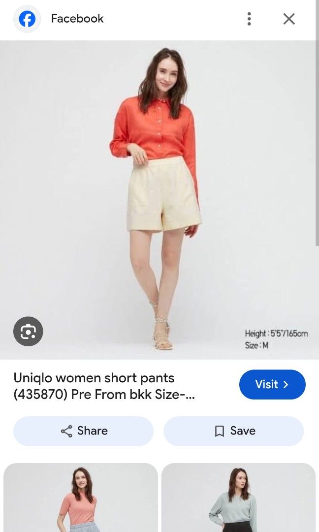 UNIQLO SHORT (freeshipping) (Category: Shorts) located in Quezon City. Submitted by gyl-stop (Listing ID 1468140114, Image 2). Description: free shipping 28-32 x 15 very good condi cr: 9.5/10 issue: dot stains.