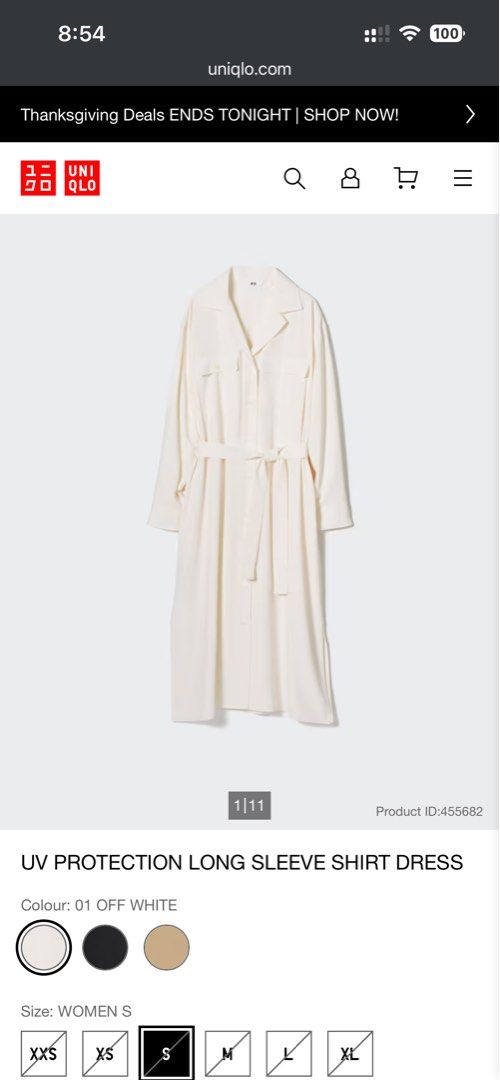Uniqlo white dress (S) (Category: Dresses) located in Cebu City. Submitted by sammaemendoza (Listing ID 1468198100, Image 3). Description: .