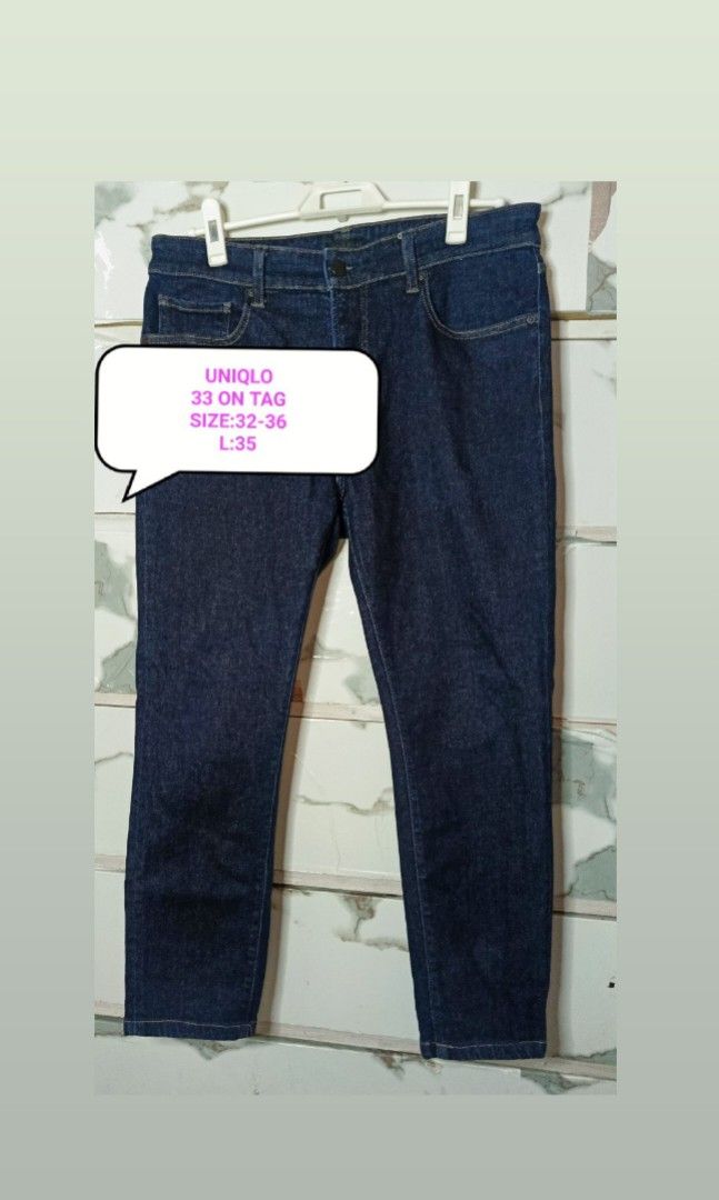 UNQLO JEANS MEN 32-36 (Category: Jeans) located in Quezon City. Submitted by ahyazheabea (Listing ID 1467721283, Image 1). Description: .