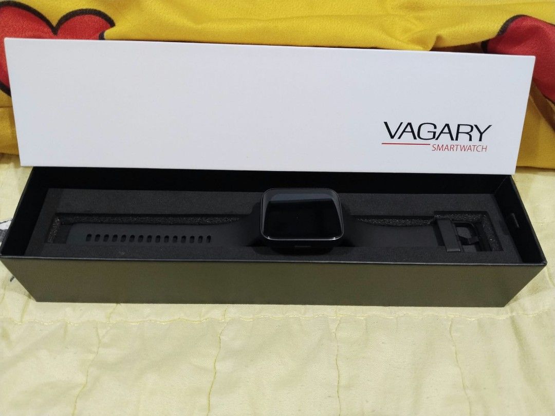 VAGARY SMARTWATCH (Category: Wearables & Smart Watches) located in Manila. Submitted by amariivree30 (Listing ID 1468074203, Image 2). Description: FOR SALE VAGARY SMARTWATCH WITH ITEM, BOX AND CHARGER MEETUP QC AREA NEGOTIABLE PRICE.