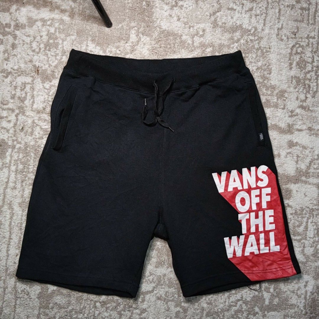 Vans "Off The Wall" sweat shorts Black (L) (Category: Shorts) located in Llanera. Submitted by baka_thriftmo (Listing ID 1468199689, Image 1). Description: Vans Good Condition Color Rate 9 Details is in the picture Mode of payment Gcash Courier J&T +Shipping fee 📌 **PLEASE READ BEFORE BUYING!** 🛍️ ✨ **MANAGE YOUR EXPECTATIONS** ✨ • Please remember that the items we sell are **THRIFTED / PRELOVED**. • Items may have minor flaws, signs of use, or