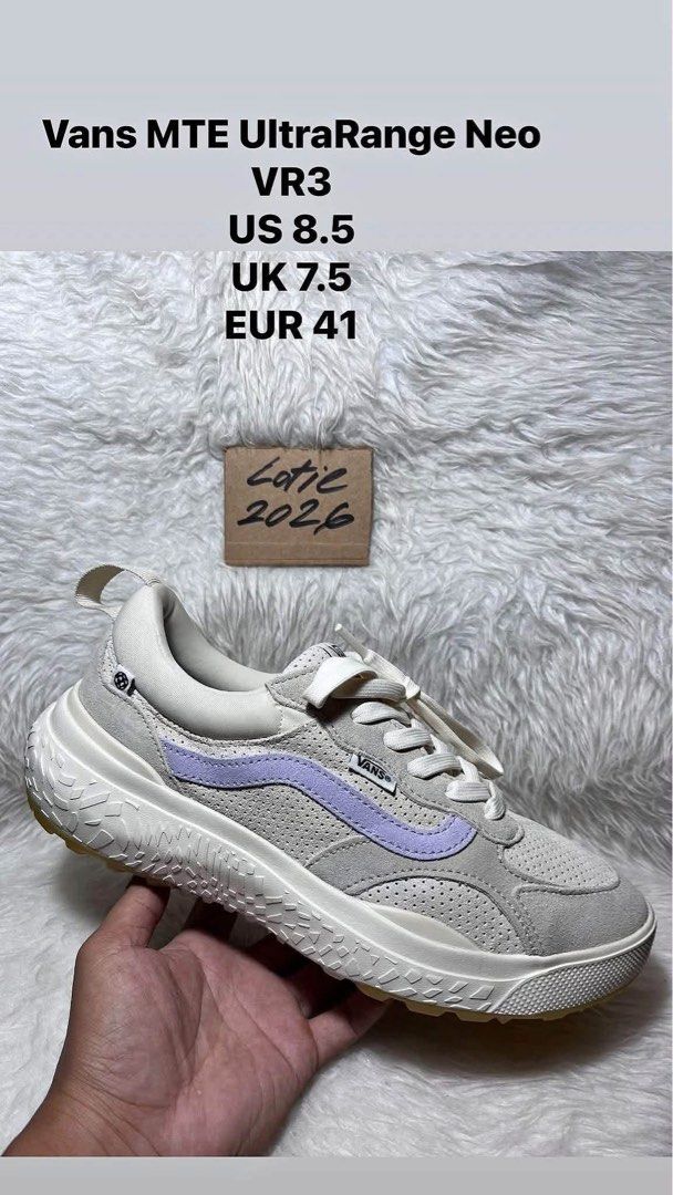 Vans shoes (Category: Casual Shoes) located in Davao. Submitted by abellalotie (Listing ID 1468218178, Image 1). Description: ‼️NEW STOCK‼️ 🔥VANS SNEAKERS FOR SALE 🔥 Vans Skate Rowley US 8 | UK 7 | EUR 40.5 Vans Men’s Colson US 9 | UK 8 | EUR 42 Vans Seldan US 8.5 | UK 7.5 | EUR 41 Vans MTE Crosspath US 7 | UK 6 | EUR 39 Vans MTE UltraRange Neo VR3 US 8.5 | UK 7.5 | EUR 41 Vans Skate Half Cab US 8 | UK 7 | EUR 40.5 Vans Skate Half Cab US 8.5 | 