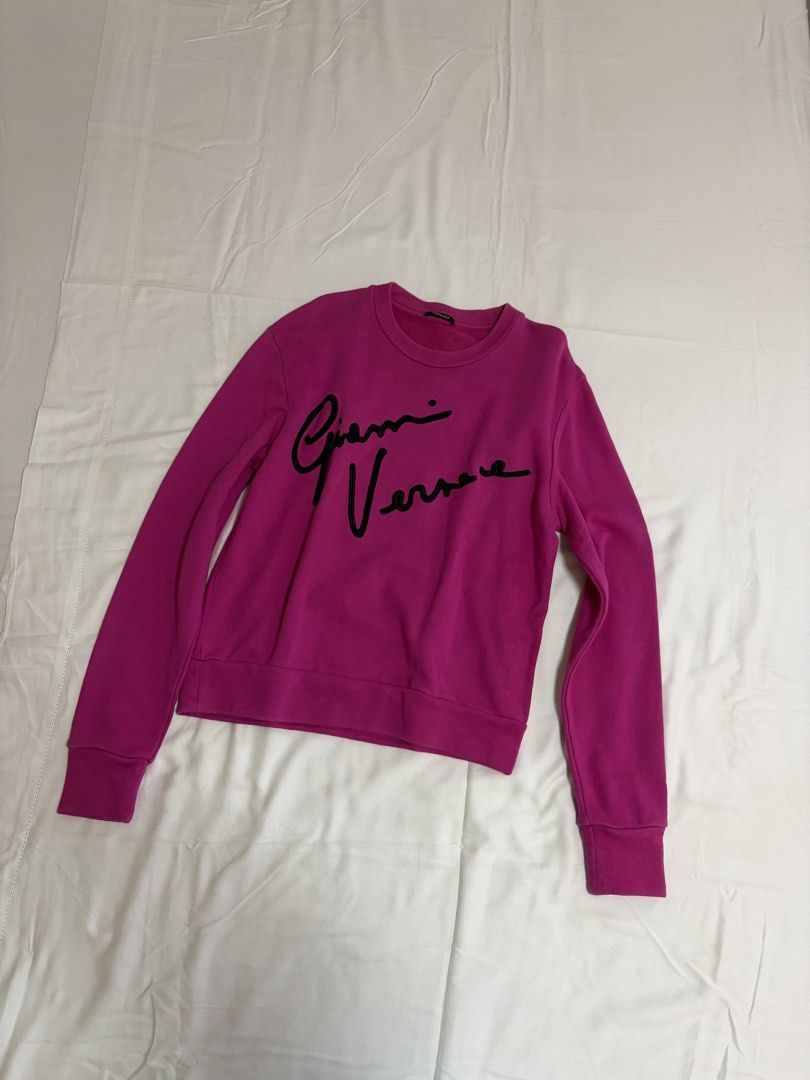 Versace Sweater (Category: Luxury Apparel) located in Pasig City. Submitted by chamoisee (Listing ID 1468088312, Image 1). Description: Versace Sweater size 38 on tag / xs 19”x23” Excellent condition without any issue With scannable qr/nfc DK FOR FASTER TRANSACTION 📩.