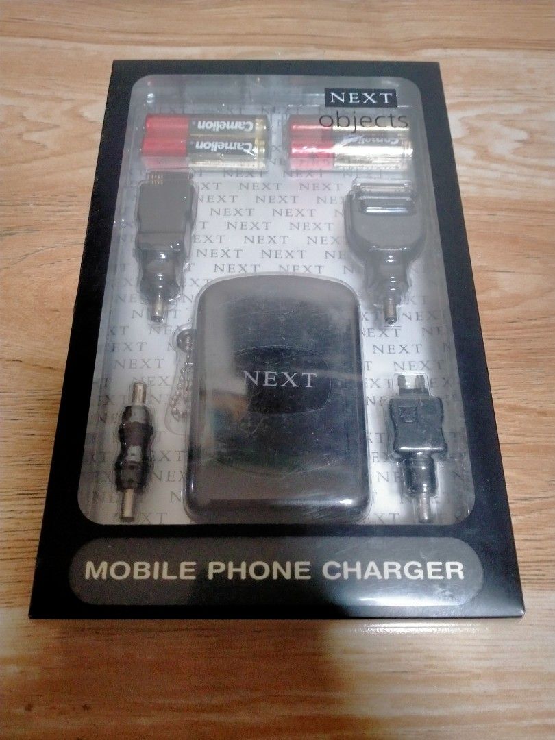 VINTADE NEXT OBJECTS MOBILE PHONE CHARGER (Category: Chargers & Cables) located in Cabuyao City. Submitted by Bike_Clothing10 (Listing ID 1468166592, Image 1). Description: READ FIRST... FOR SALE: VINTAGE NEXT OBJECTS MOBILE PHONE EMERGENCY CHARGER RARE PIECE Good for Vintage Collection for mobile phone Brandnew Never Tested NOTE: Never tested/Open. Not sure if still working. Good for collection. NO WARRANTY. PRICE: 1500 Fixed + SF PICK UP OR SHI