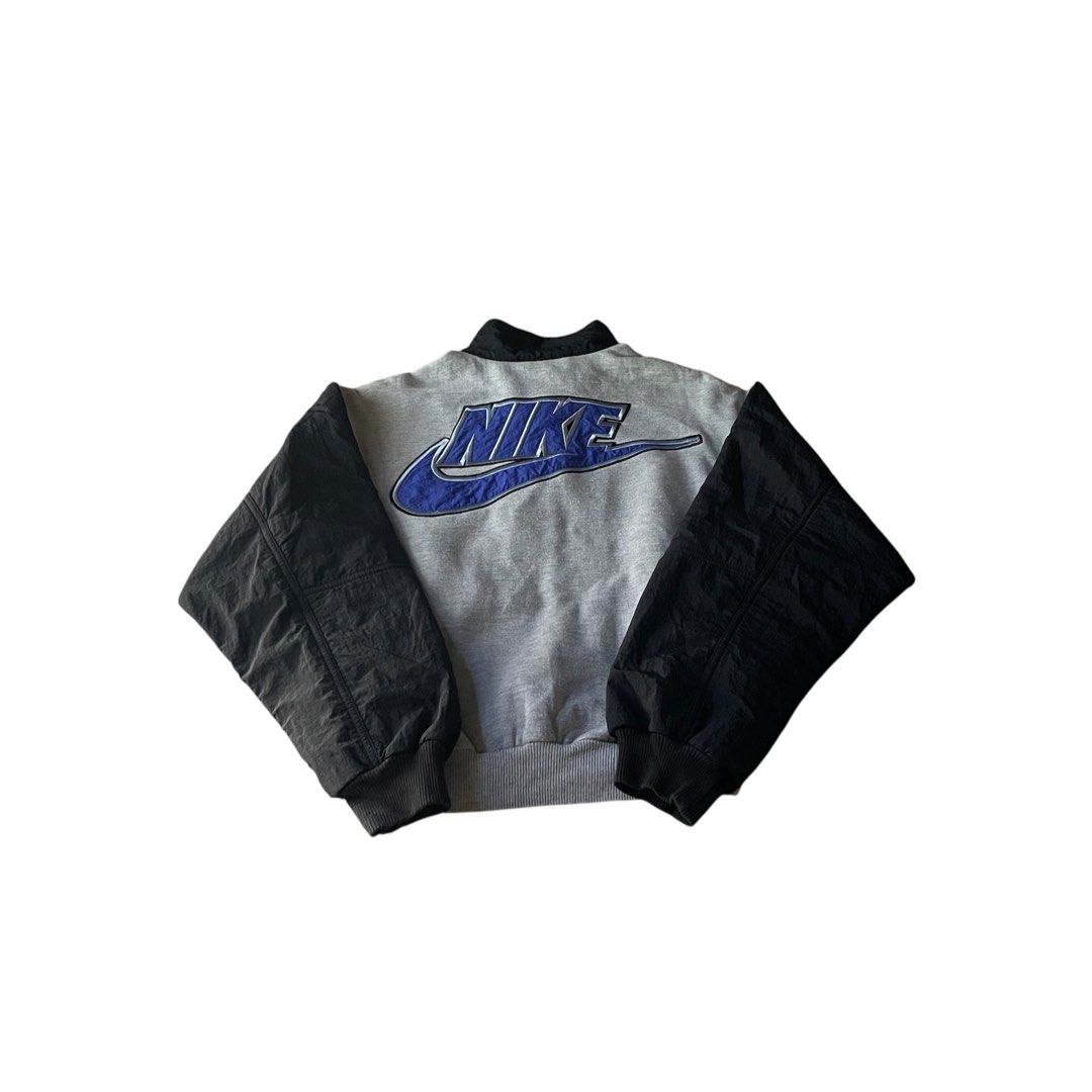 Vintage 1990’s Nike Bomber Jacket (Category: Coats, Jackets and Outerwear) located in Manila. Submitted by burning_garments (Listing ID 1468092834, Image 1). Description: M TO L BOXY VINTAGE TAGS, RED TAG, BIG LOGO BACK, GOOD RIBBINGS, GOOD CONDITION OVERALL, NEEDS WASH ONLY!.