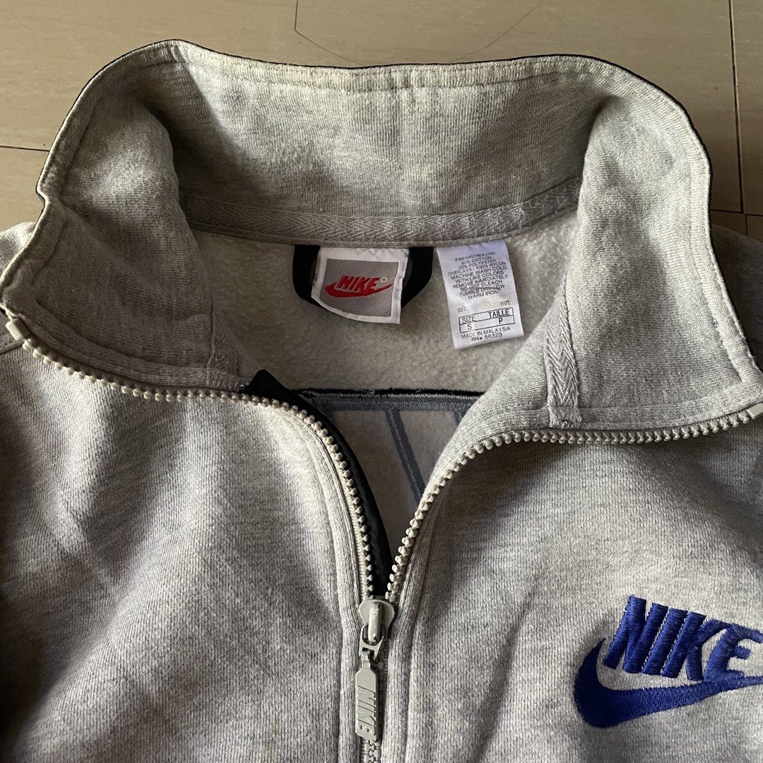 Vintage 1990’s Nike Bomber Jacket (Category: Coats, Jackets and Outerwear) located in Manila. Submitted by burning_garments (Listing ID 1468092834, Image 3). Description: M TO L BOXY VINTAGE TAGS, RED TAG, BIG LOGO BACK, GOOD RIBBINGS, GOOD CONDITION OVERALL, NEEDS WASH ONLY!.