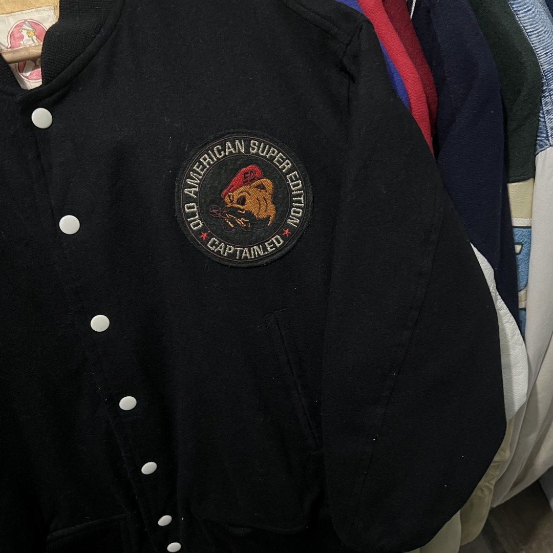 Vintage captain ed wool jacket (Category: Coats, Jackets and Outerwear) located in Baguio. Submitted by itsvintageclothing (Listing ID 1468155981, Image 2). Description: Length 25 Pit to pit 25 Pinhole.