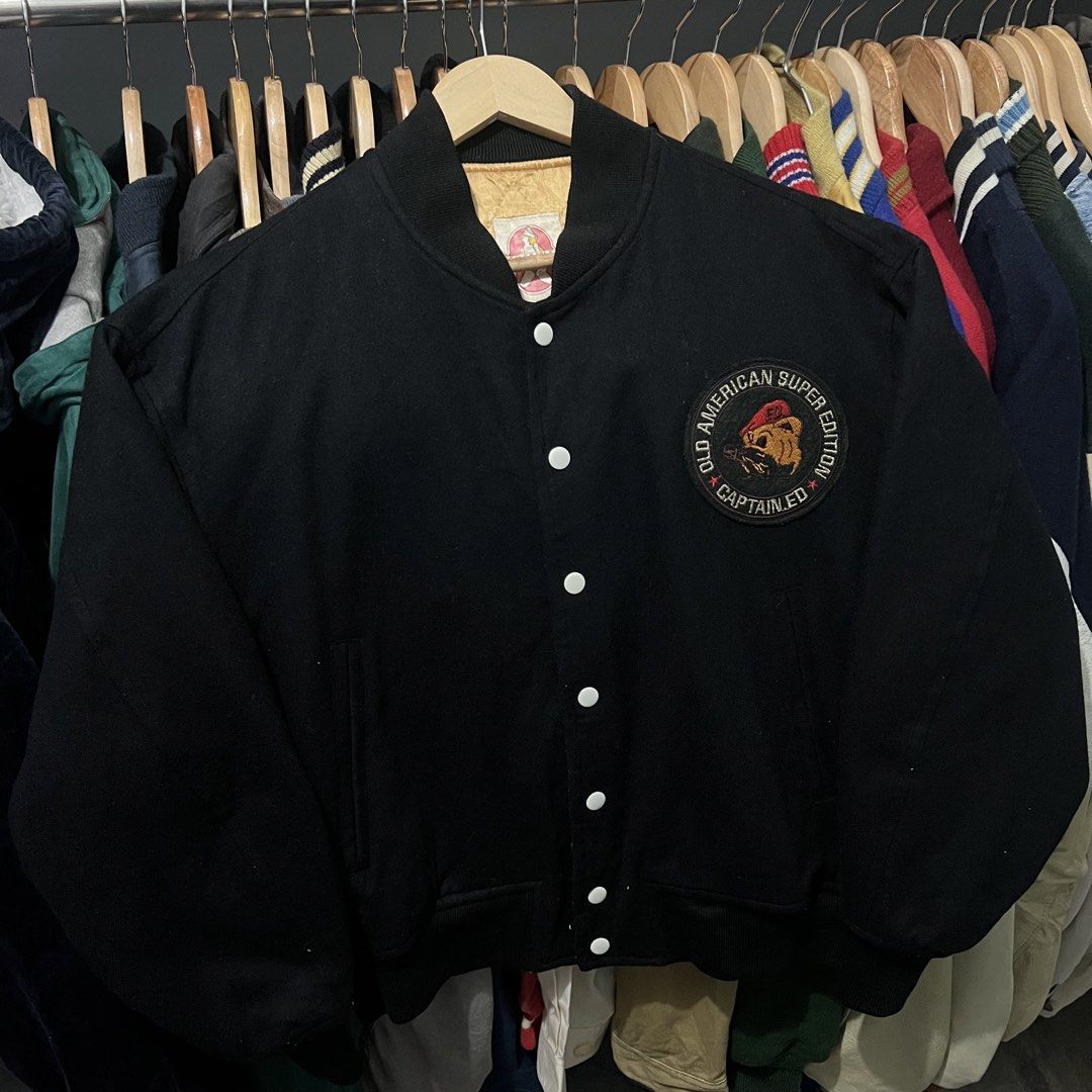 Vintage captain ed wool jacket (Category: Coats, Jackets and Outerwear) located in Baguio. Submitted by itsvintageclothing (Listing ID 1468155981, Image 1). Description: Length 25 Pit to pit 25 Pinhole.