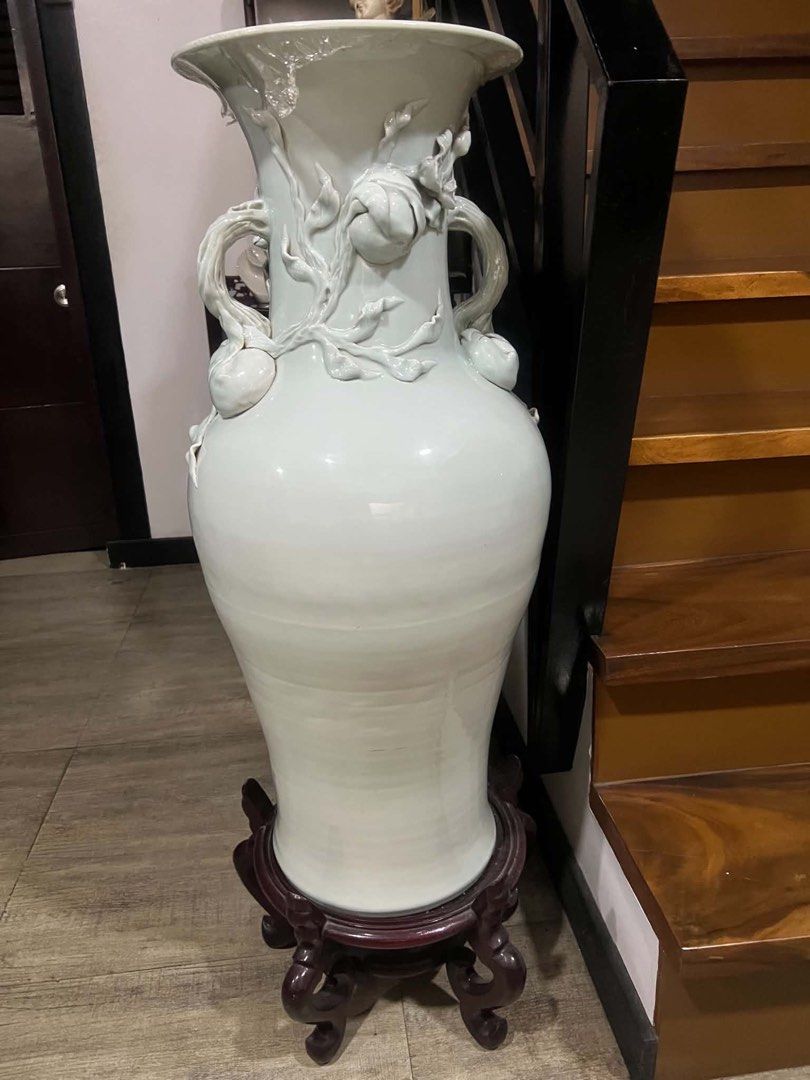 Vintage Celadon Jar (Category: Other Home Decor) located in Quezon City. Submitted by puremorning77 (Listing ID 1468174940, Image 1). Description: Vintage Celadon Jar - from China, 40 years old - 36.5 inches height Rfs - moving out.