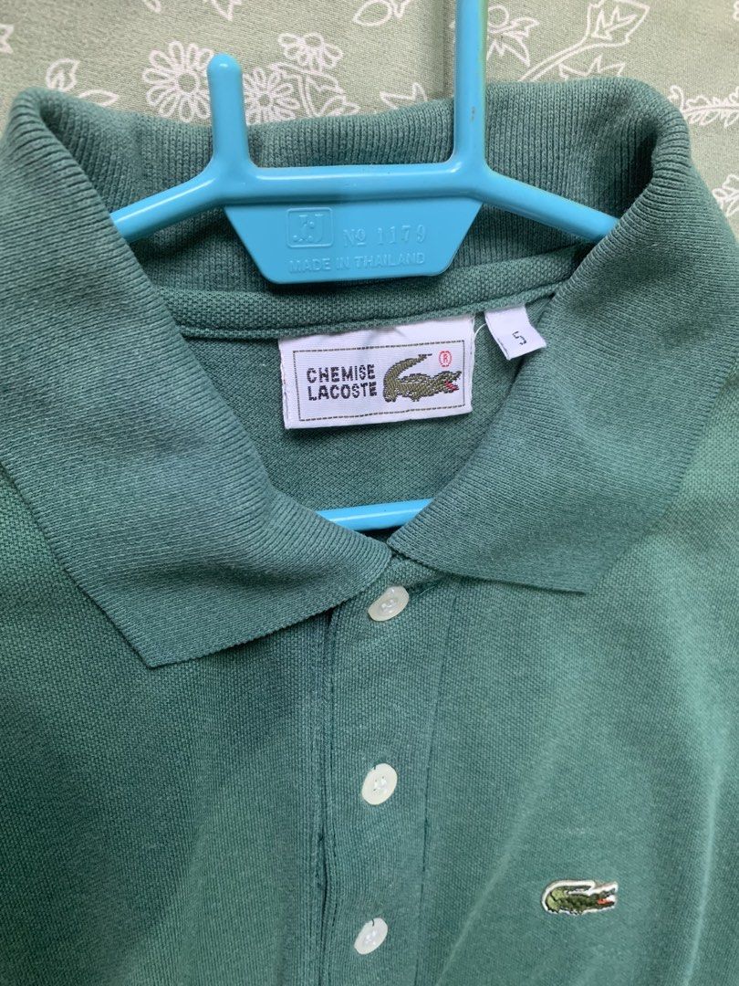 Vintage Chemise Lacoste Size 5 (Category: Tshirts & Polo Shirts ) located in Camalig. Submitted by ryrilim (Listing ID 1468083799, Image 2). Description: .