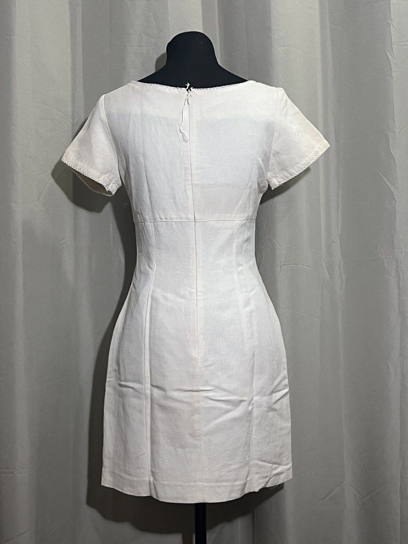 Vintage Esprit linen blend dress (Category: Dresses) located in Las Pinas. Submitted by jilanah (Listing ID 1468220000, Image 2). Description: With noticeable stains as shown.