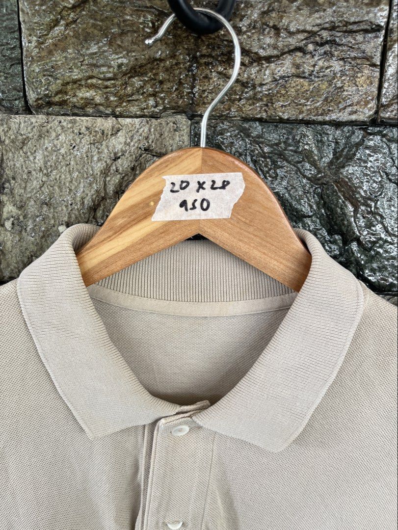 Vintage Lacoste Cream Poloshirt (Category: Tshirts & Polo Shirts ) located in Cagayan de Oro. Submitted by curatedheirloomph_ (Listing ID 1468229557, Image 2). Description: 𝘿𝙞𝙢𝙚𝙣𝙨𝙞𝙤𝙣𝙨: 20x28 𝘽𝙚𝙨𝙩 𝙁𝙞𝙩: Medium - Large 𝘾𝙤𝙣𝙙𝙞𝙩𝙞𝙤𝙣 & 𝘾𝙤𝙡𝙤𝙧 𝙍𝙖𝙩𝙚: Excellent (9.5/10) 𝙄𝙨𝙨𝙪𝙚: Needs wash, cut neck tag.
