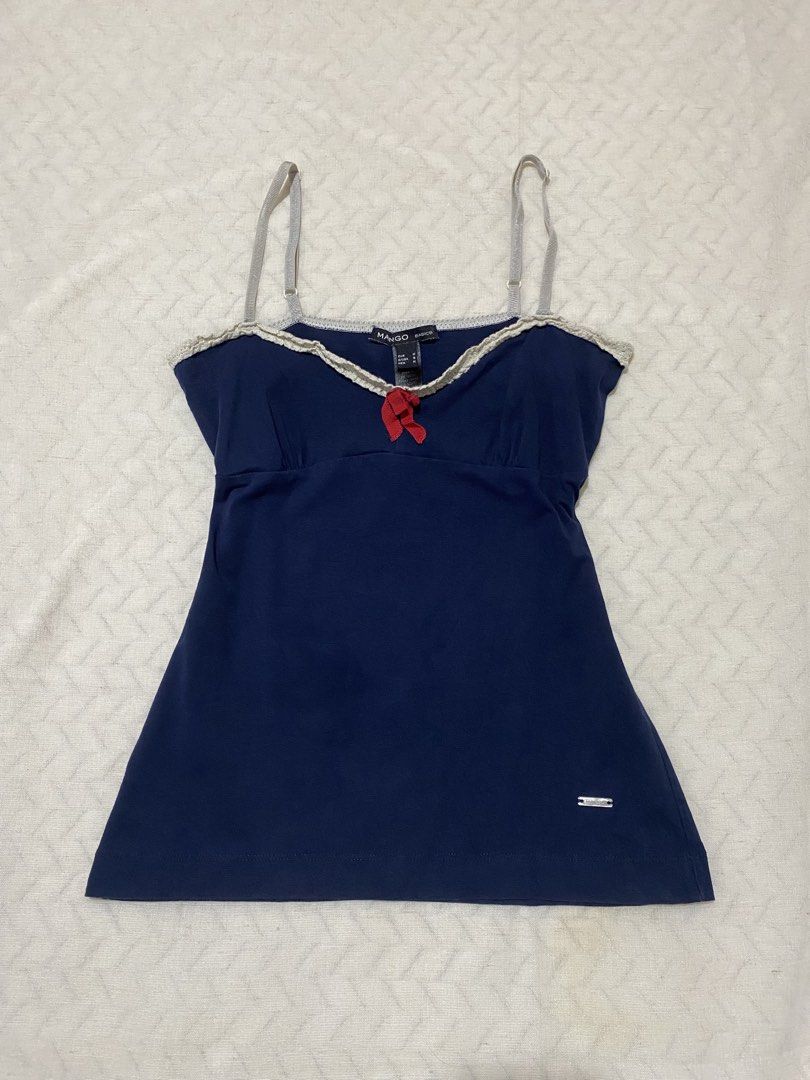 Vintage MANGO Basics Babydoll Cami Top (Category: Sleeveless) located in Marilao. Submitted by kyssmarila (Listing ID 1468222027, Image 1). Description: — Size: XS-S — Condition: 9/10 — Flaws: None.