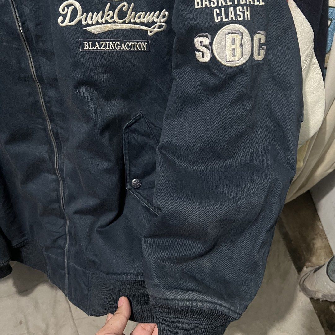Vintage SBC bomber hacket (Category: Coats, Jackets and Outerwear) located in Baguio. Submitted by itsvintageclothing (Listing ID 1468155756, Image 3). Description: Length 27 Pit to pit 27 Large to xl.