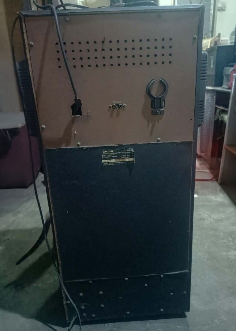Vintage Sharp Stereo (Category: Other Audio Equipment) located in Quezon City. Submitted by nae012579 (Listing ID 1468144218, Image 3). Description: Sharp HK-W22 Hi-fi stereo and karaoke audio system.