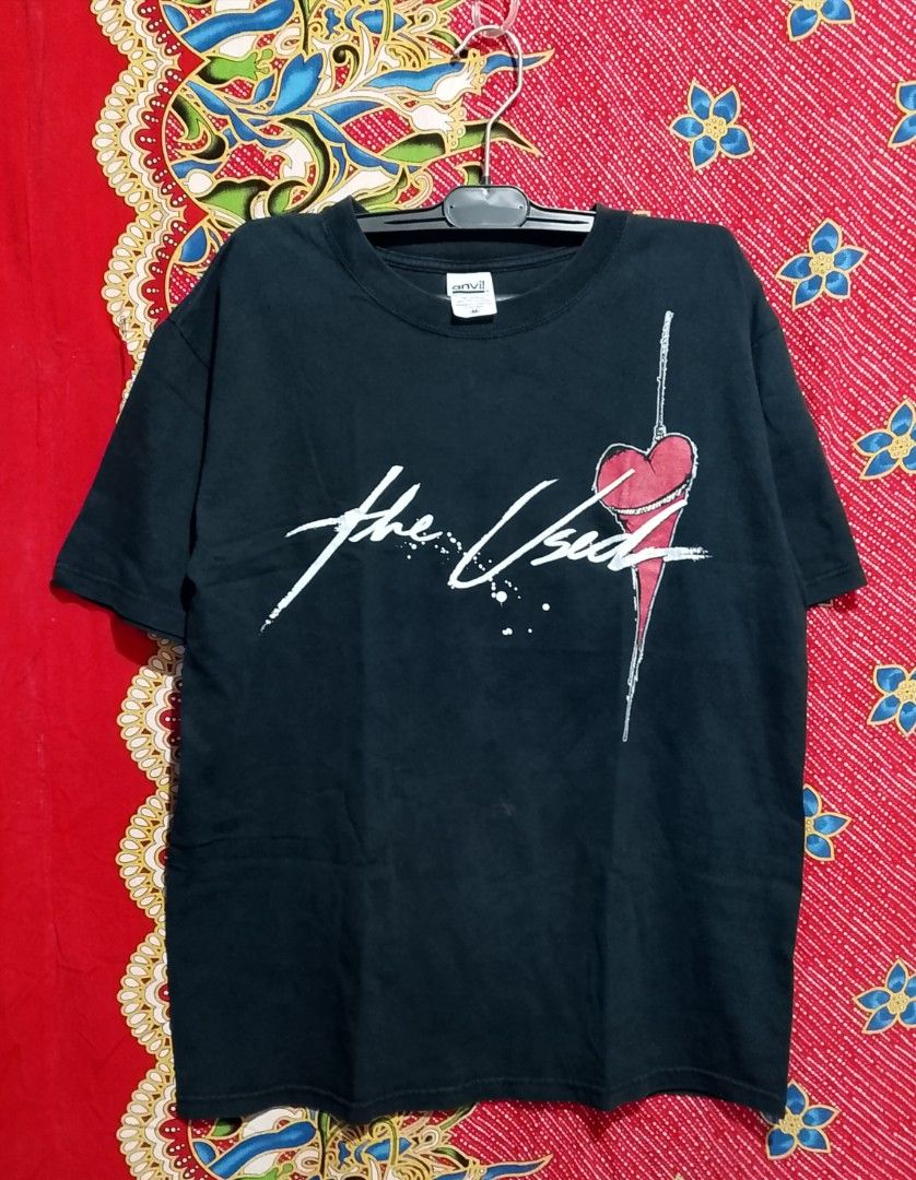 Vintage The Used (Category: Activewear) located in Davao. Submitted by outdatedfinds (Listing ID 1468127706, Image 1). Description: Vintage The Used Anvil Blue Tag size medium 20X26.5 bleach Stains issue 750 plus sf Davao City Location hmu.
