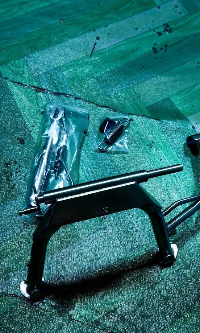 VN center stand set for honda click (Category: Other Motorcycles Parts and Accessories) located in Manila. Submitted by minecessories (Listing ID 1468213141, Image 3). Description: for honda click set center stand and side stand both with titanium emblem new.