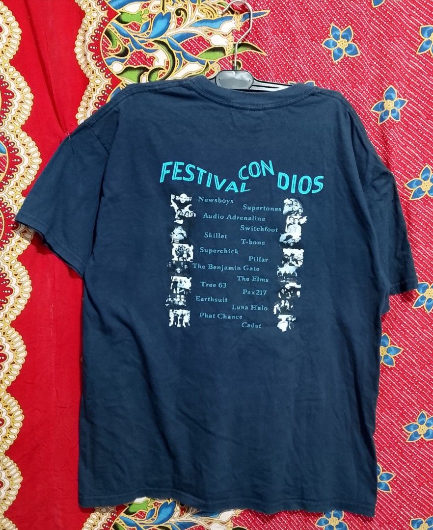 Vtg Festival Con Dios 2001 (Category: Activewear) located in Davao. Submitted by outdatedfinds (Listing ID 1468126749, Image 2). Description: Vintage Festival Con Dios 2001 M&O Knits on Tag Size Large 22x28 850 Plus SF Davao City Location hmu 📩.
