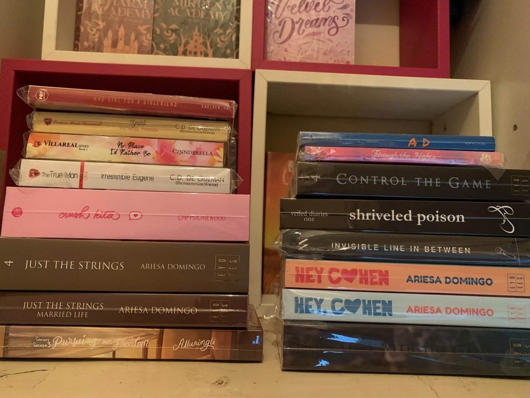 Wattpad books (Category: Storybooks) located in Puerto Princesa. Submitted by kshmr_g02 (Listing ID 1468169729, Image 1). Description: FOR SALE WATTPAD BOOKS •Pursuing our freedom HB(signed) - ₱650(sealed) •In love with the game - ₱850 •Control the game - ₱850 •Crush kita(signed with dedication)- ₱750 •Invisible line in between(signed) - ₱650 •Just the Strings set - ₱1000 •Hey Cohen set - ₱550 •Through the nights self pub(signed) - ₱400 •Irresist