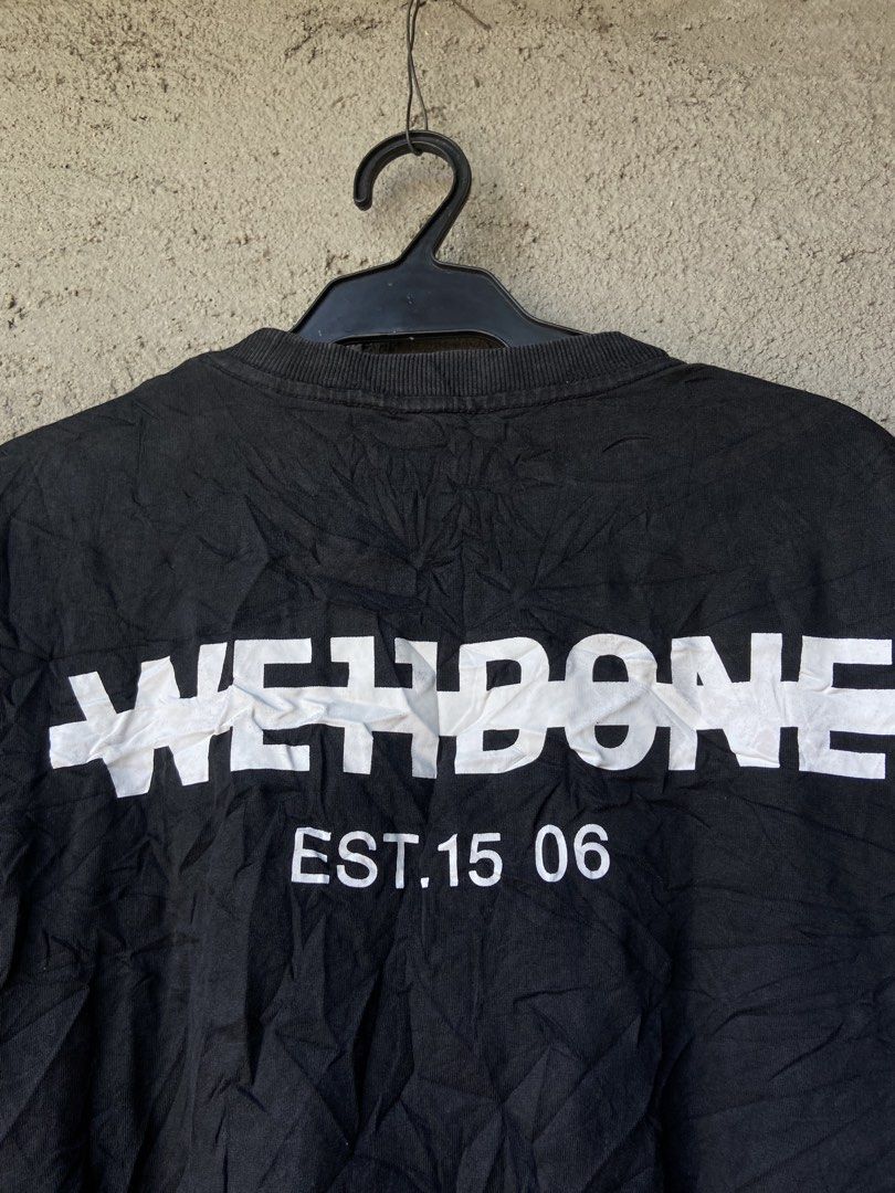 We11done EST. 15 06 Black Tshirt (Category: Tshirts & Polo Shirts ) located in Cavite. Submitted by abasolo_jv (Listing ID 1468133504, Image 3). Description: Good Condition 10/10 Color Rate no issues no pinhole 24x27 Dimes m on tag Fresh From bale kaya kusot try to offer .
