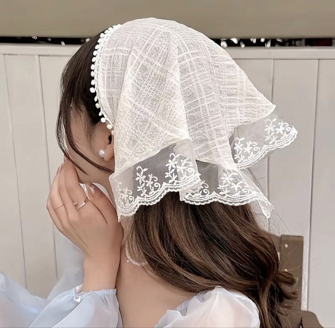 White Bandana (Category: Hair Accessories) located in Tarlac. Submitted by jkapprl (Listing ID 1468157388, Image 2). Description: - Brand New - Exactly like in the picture - White - Headband type bandana J&T GCASH.