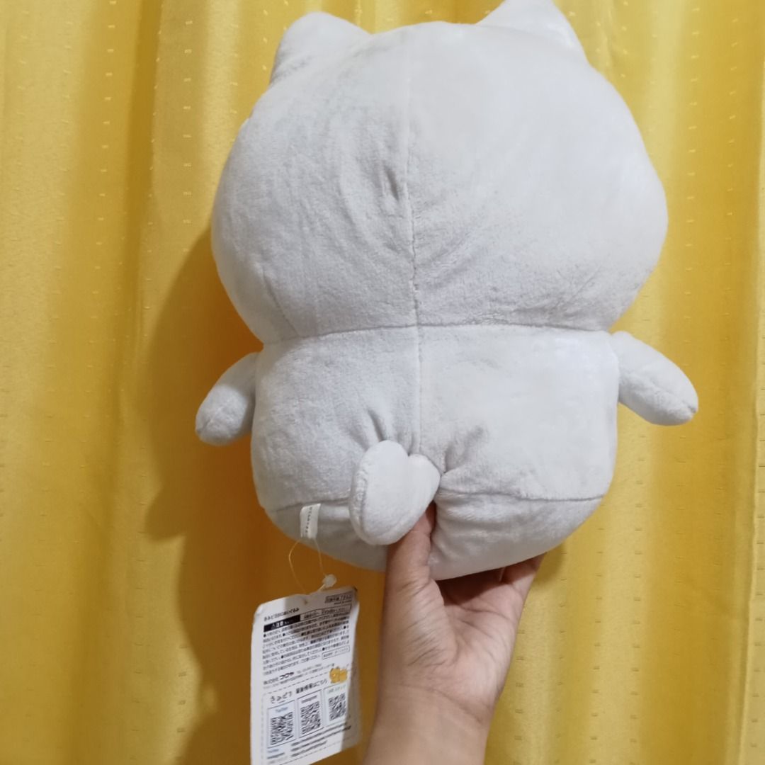 Kimipiyo Neko plush (Category: Plushies & Soft Toys) located in Quezon City. Submitted by trinket_cat (Listing ID 1468073368, Image 2). Description: -White cat plush toy stuffed animal soft cute pink cheeks - Super soft white cat plush toy - Features cute big pink cheeks, pointy ears, and a small tail - Great hugging size for plushie lovers - Brand new with original hang tags attached .