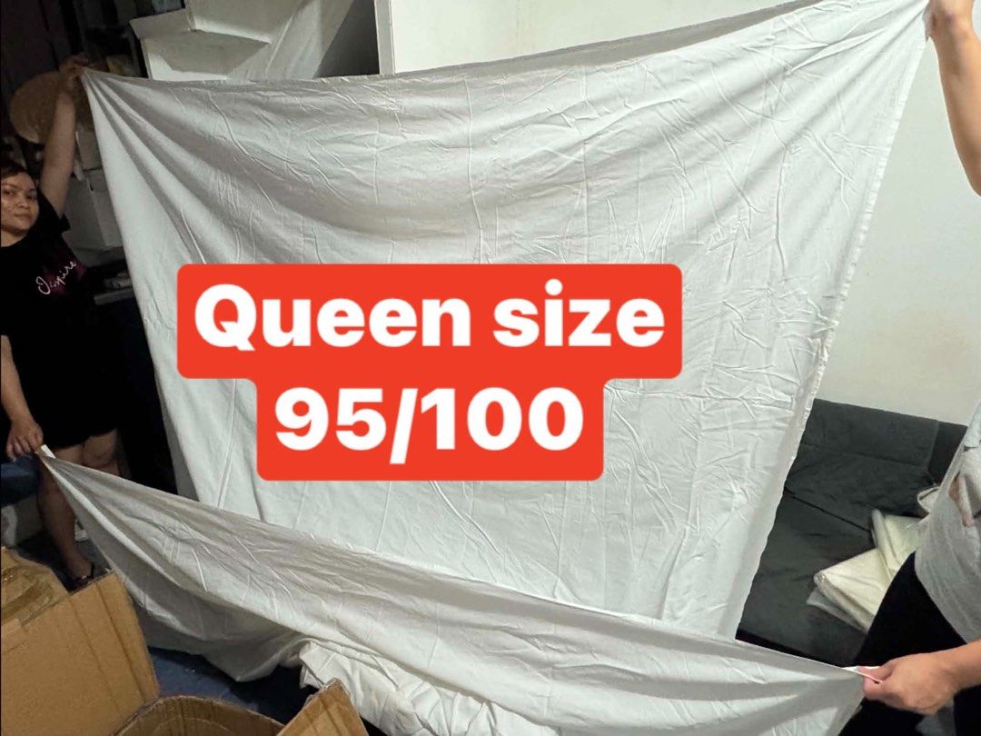 White linens flat sheets (Category: Bedding & Towels) located in Manila. Submitted by inaahc (Listing ID 1468084198, Image 3). Description: SALE🎉✨☝️ SALE ☀️🤩👆Hotel Pullouts Galing ng Hotels po tlaga ito makikita nyo sa quality ng tela Maputi,malamig sa katawan hindi lukutin Hotel pullouts so minimal stains and pinch is expected. More discounts para sa bulk orders. PM NA!!!.