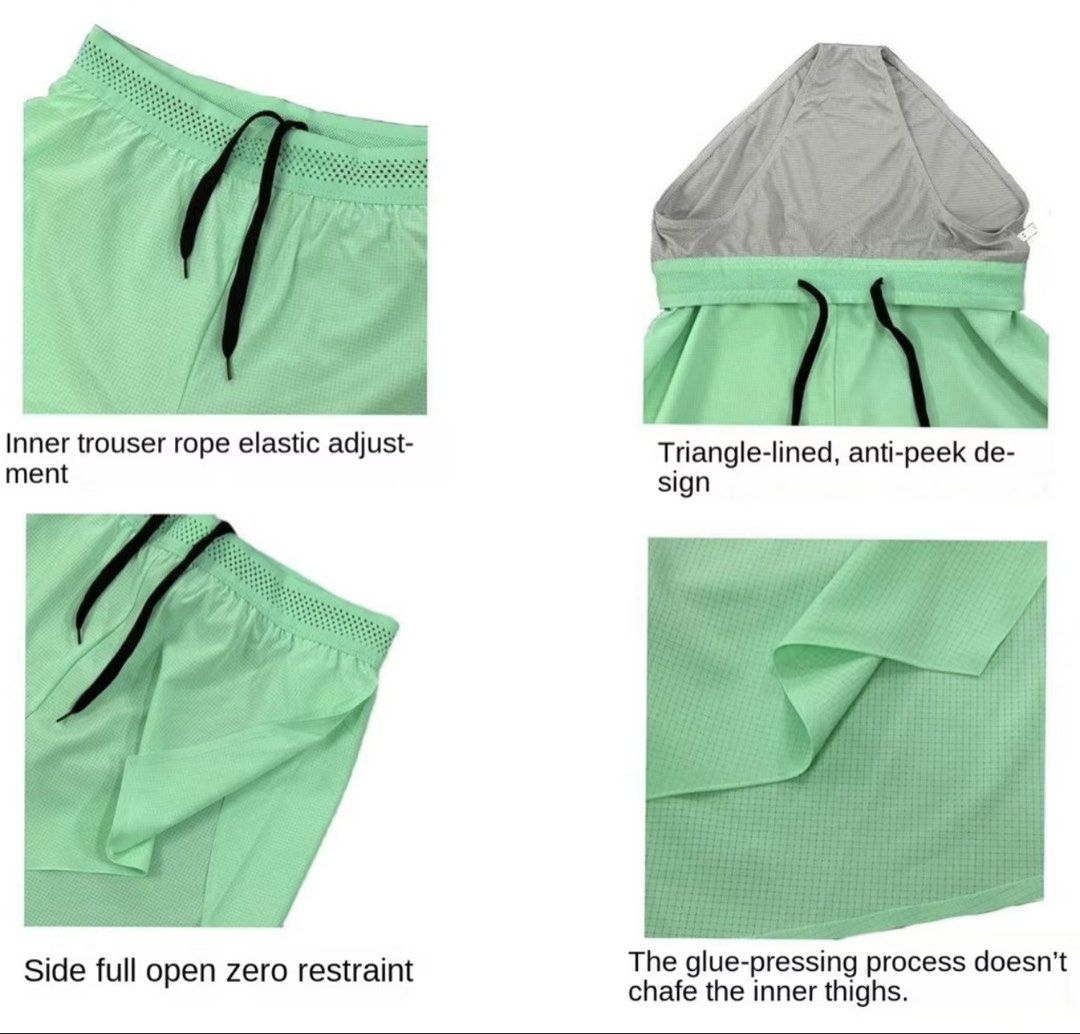 WHITE SPLIT SHORTS (Category: Activewear) located in Taguig. Submitted by branded_bunny_co (Listing ID 1468235006, Image 2). Description: never been used just washed. didnt fit me well as id hoped bought from shopppeeee 3xl on tag but best fits l-xl girlies.