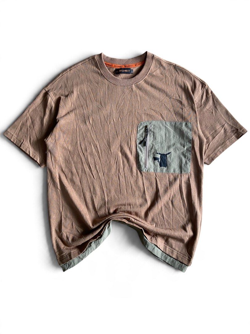 WILD MEET X POKEMON PIKACHU POCKET TEE (Category: Tshirts & Polo Shirts ) located in Davao. Submitted by re.wornn (Listing ID 1468165594, Image 1). Description: •SMALL-MEDIUM W19 L26 •GOOD AS NEW CONDITION 🏷️280 ADD SHIP 📩DM.
