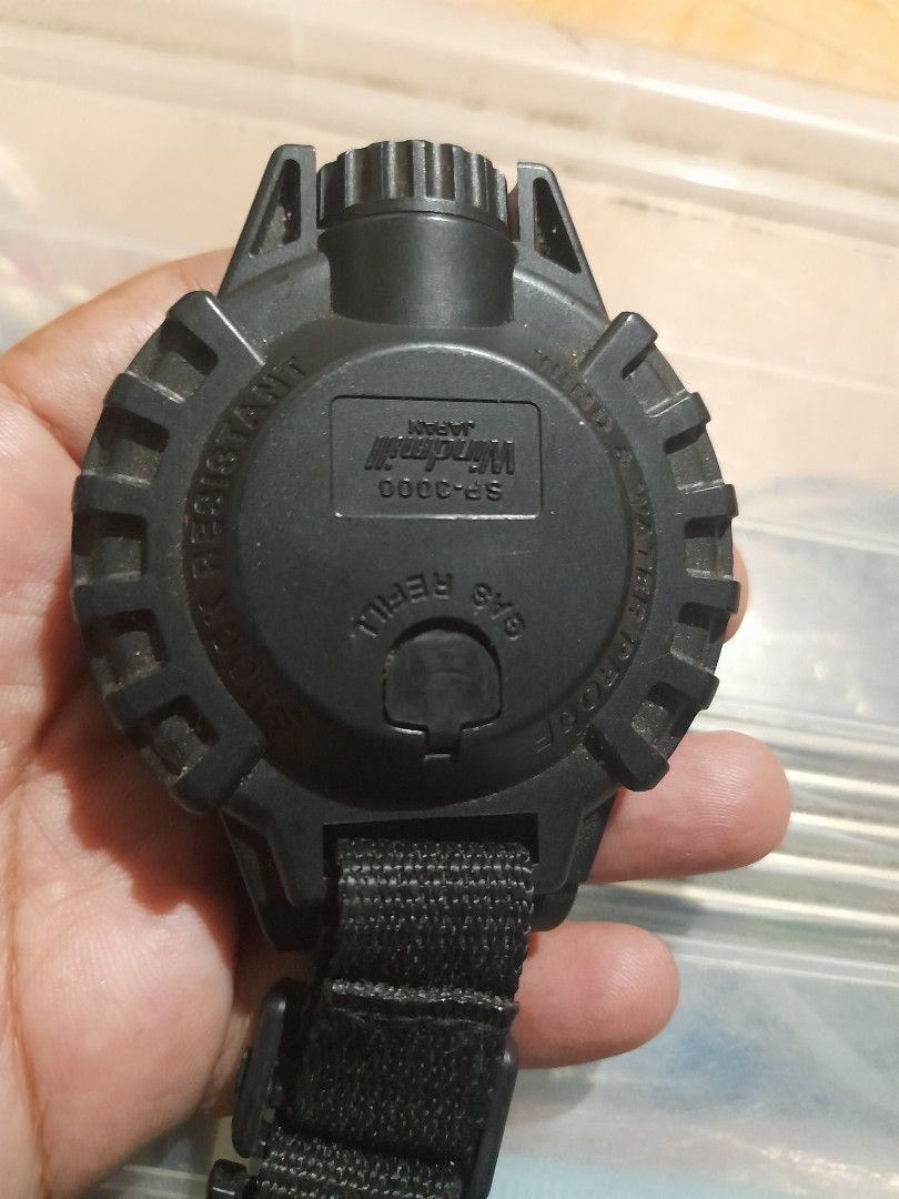 Windmill Shock-Pro SP-3000 Lighter (Category: Travel Essentials & Accessories) located in Bocaue. Submitted by marajapansurplus (Listing ID 1468092675, Image 2). Description: - Brand/Model: Windmill Shock-Pro SP-3000 Lighter (Black) - Condition: As is, Untested with Spark - Durability: Rugged outdoor build, shock-resistant housing, and waterproof capabilities - Features: Refillable gas design, protective cover, and convenient wrist strap - Best F