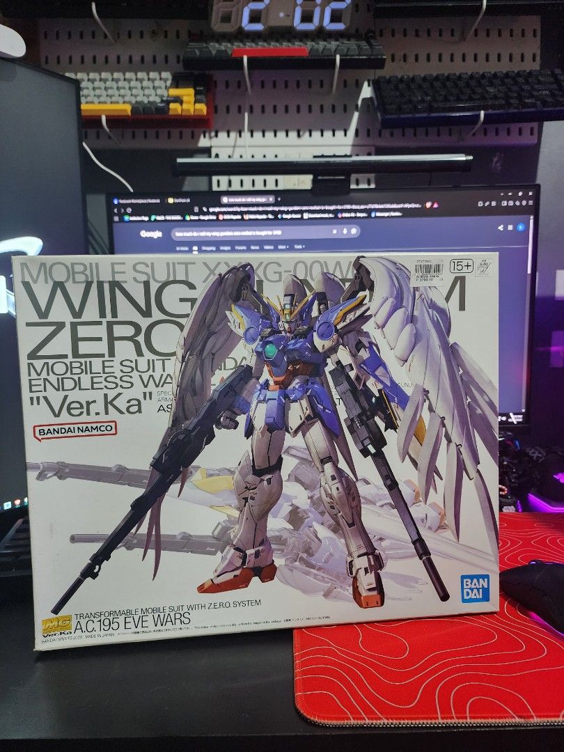 Wing Gundam Zero EW Ver Ka. (Category: Gundam & Model Kits) located in Manila. Submitted by seeke (Listing ID 1468178347, Image 1). Description: Fixed 2700 Location: Muntinlupa City Meetup: Festival Mall, SM Southmall, ATC Cash, Bank Transfer, Gcash and lalamove available Unbuilt and Sealed pa.