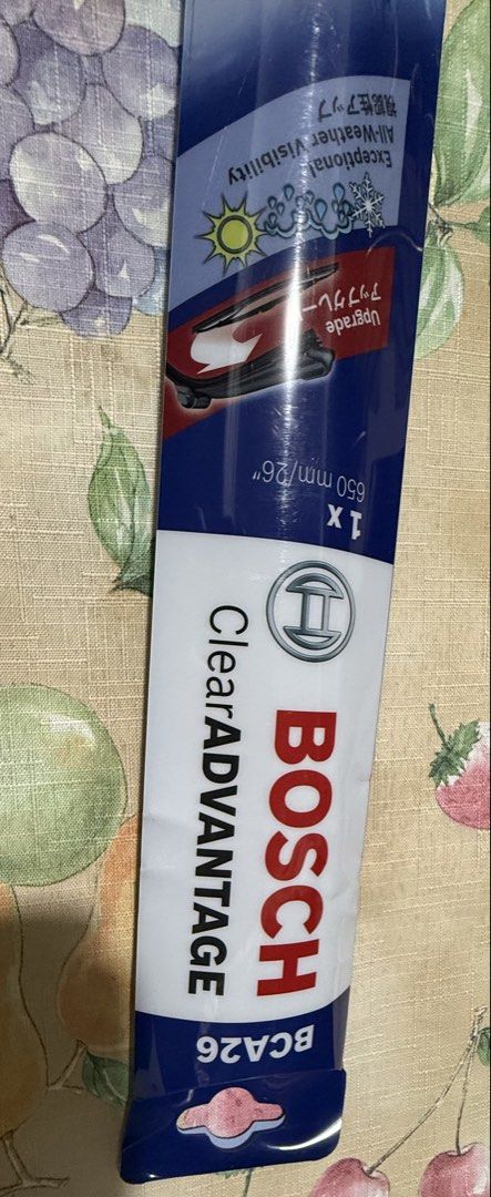 WIPER BLADE (Category: Body Parts and Accessories) located in Manila. Submitted by leonie4621 (Listing ID 1468220657, Image 1). Description: Bosch Wiper Blade 26”/650mm RFS: wrong size for my car..
