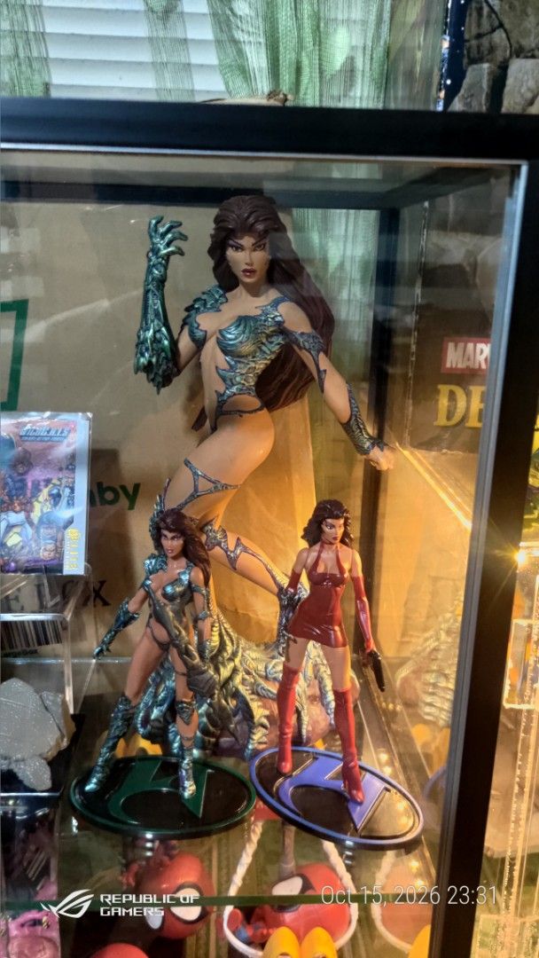 Witchblade Sara Pezzini (Category: Figurines & Statues) located in Taguig. Submitted by ianuydc (Listing ID 1468253304, Image 1). Description: PTPA PLS READ TO SAVE US TIME!!! BASA BASA PO! FOR SALE: TAKE ALL/SET 90s witchblade Sara Pezzini! All figs will be back in boxes/cards except statue will provide replacement box. As is statue, golden witchblade is MOC. All accessories complete. First to pay po tayo. LOC: TAGUIG MOP: MARIBANK/CIMB/MAYA/GCA