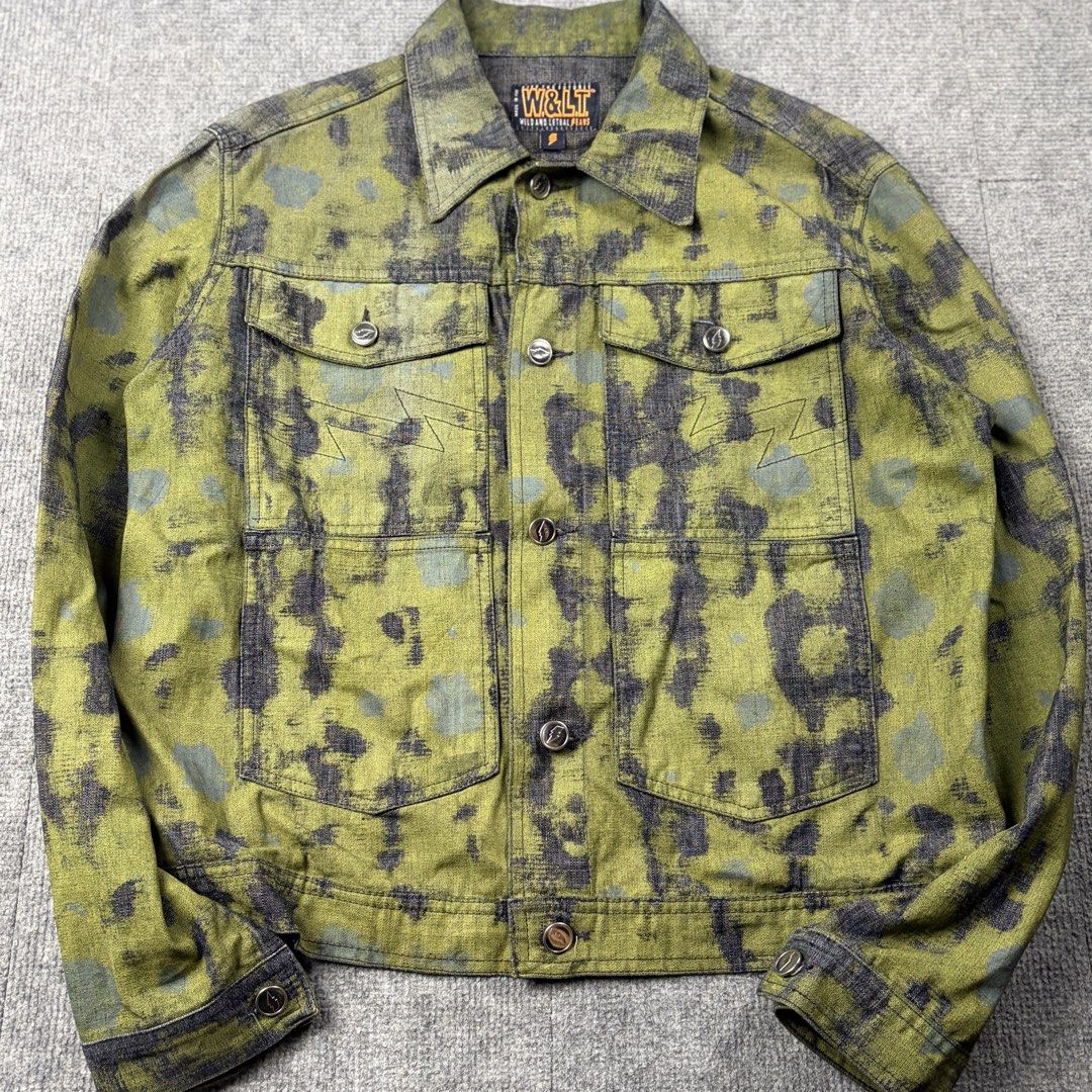 W.&.LT Walter Van Beirendonck Archive Denim Jacket (Category: Luxury Apparel) located in Manila. Submitted by yourtherapist_ (Listing ID 1468247622, Image 3). Description: W.&.LT Walter Van Beirendonck Archive Denim Jacket Size: M Condition: Excellent Material: 100% Cotton Made in: Italy Measurements Width: 23 Length: 24 Shoulder: 18 Sleeve: 25 Hem: 20 17,000.