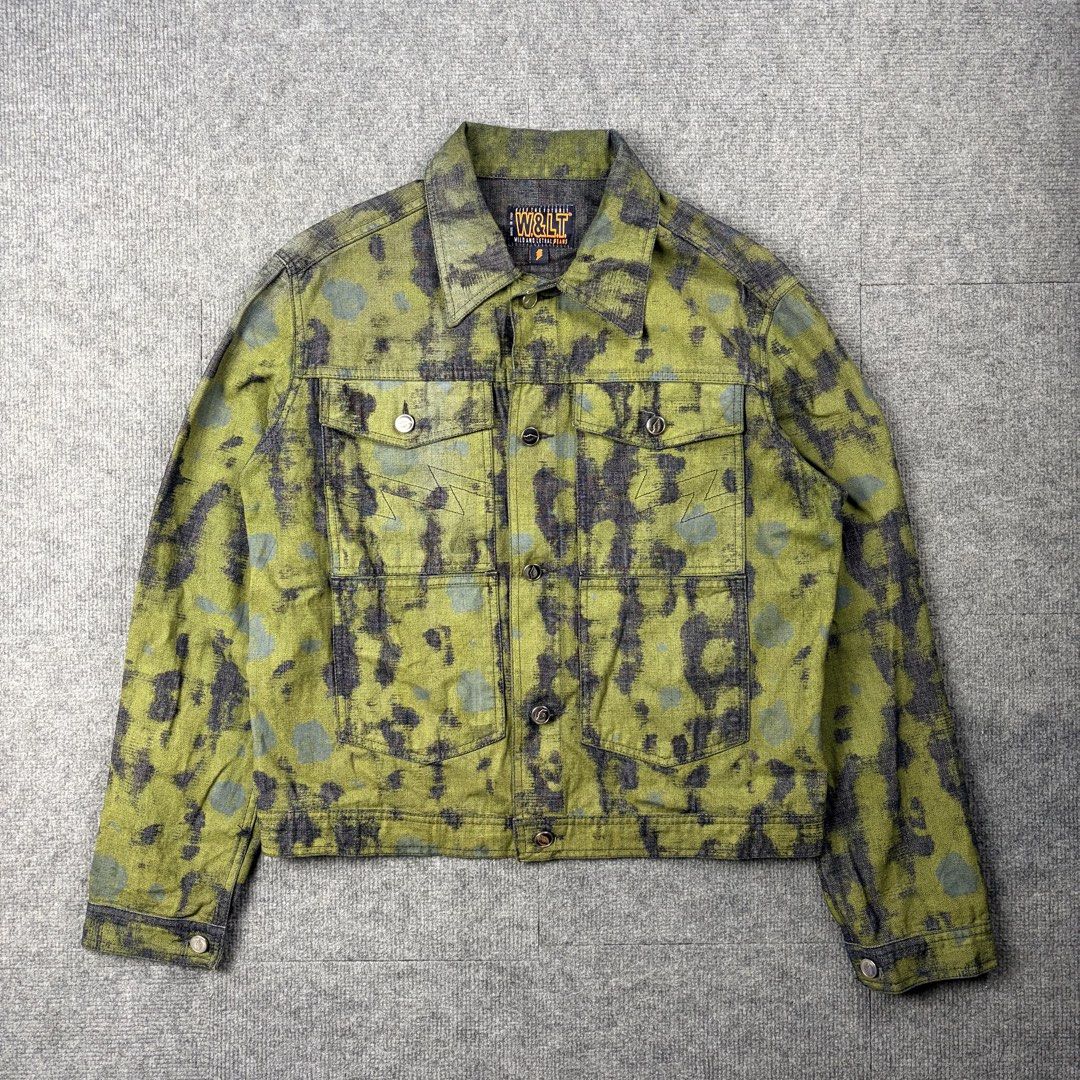 W.&.LT Walter Van Beirendonck Archive Denim Jacket (Category: Luxury Apparel) located in Manila. Submitted by yourtherapist_ (Listing ID 1468247622, Image 1). Description: W.&.LT Walter Van Beirendonck Archive Denim Jacket Size: M Condition: Excellent Material: 100% Cotton Made in: Italy Measurements Width: 23 Length: 24 Shoulder: 18 Sleeve: 25 Hem: 20 17,000.