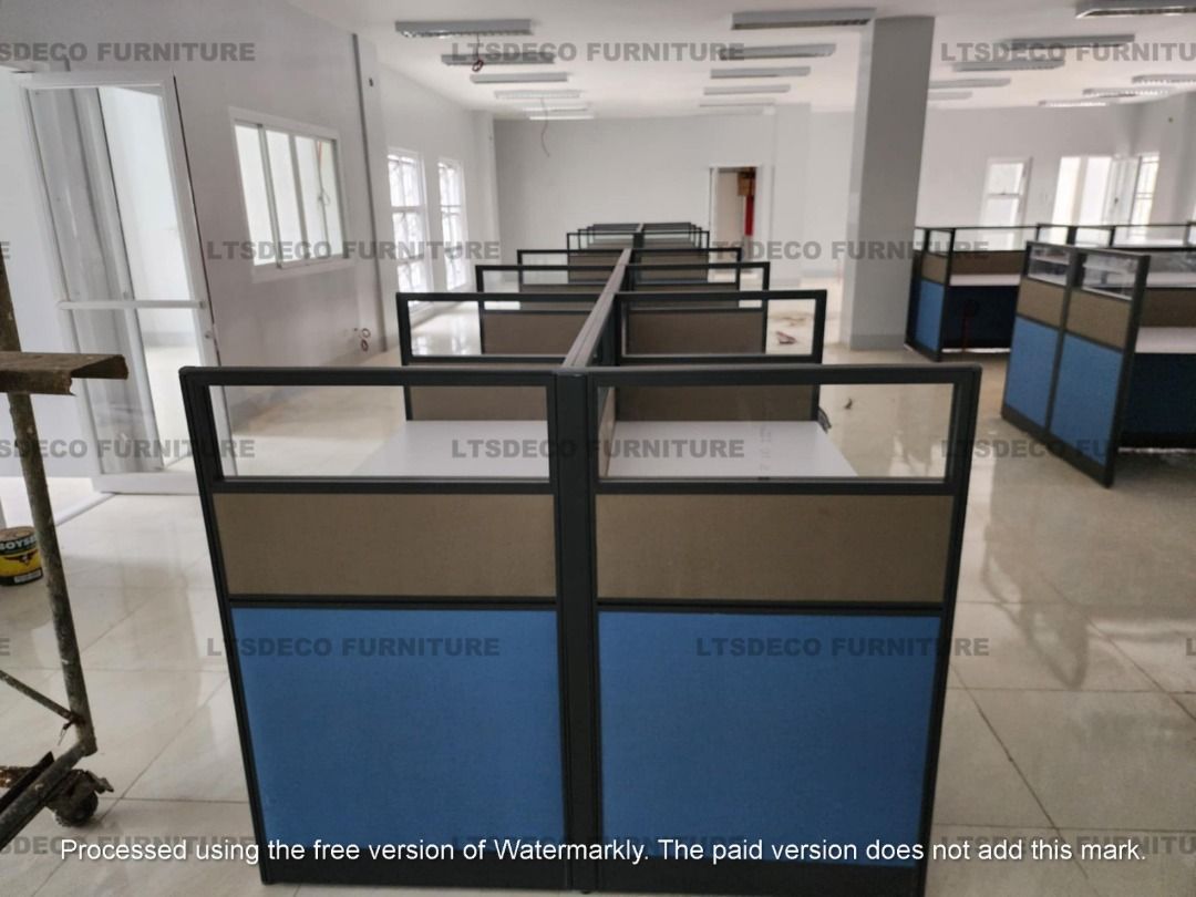 workstation table modular with glass office partition customized (Category: Office Furniture & Fixtures) located in Caloocan City. Submitted by cheska.ltsdeco (Listing ID 1468067501, Image 3). Description: 👉Are you looking for WORKSTATION, MODULAR CUBICLES OFFICE PARTITION, and OFFICE FURNITURE SUPPLIER? LTSDECO Furniture, is direct supplier, manufacturer, and trusted provider of high quality, affordable and durable modular office divider partit