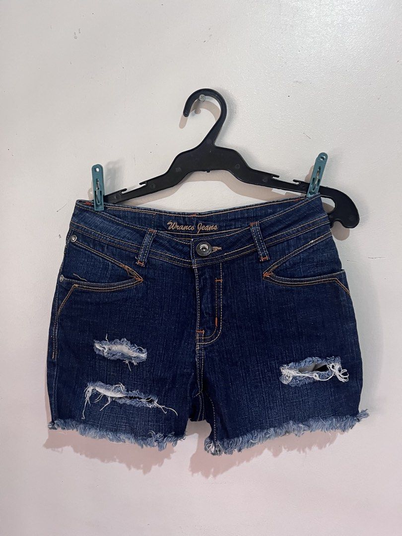 Wranco Denim Shorts (Category: Shorts) located in Manila. Submitted by serra_shop (Listing ID 1468201245, Image 2). Description: Waist 23-25 Xs-Small Location: Pampanga Courier: J&T.