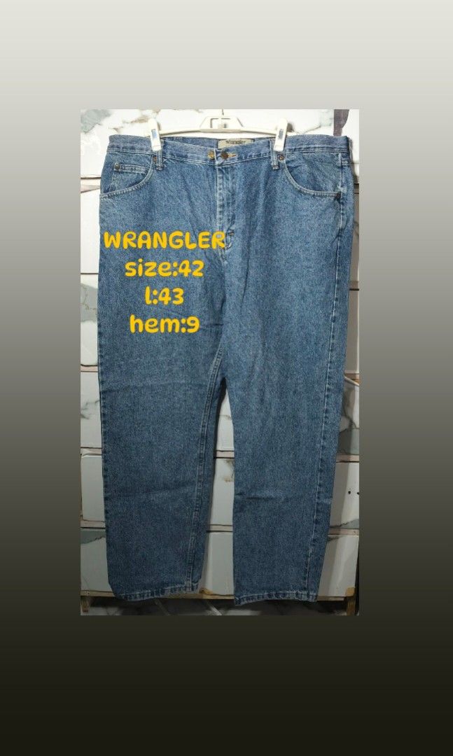 WRANGLER DENIM JEANS 43 (Category: Jeans) located in Quezon City. Submitted by ahyazheabea (Listing ID 1466701594, Image 1). Description: .