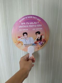 BTS Foldable Fan - Fan Made, Toys & Collectibles, Fan Merchandise, K ...
