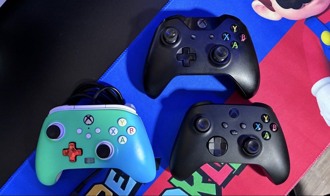Xbox One Controllers (Category: Controllers) located in Quezon City. Submitted by rgsph140 (Listing ID 1468266140, Image 1). Description: For Sale Used Item! All Authentic 💯 All Working Tested 💯 All Tested Before Posted Items 💯 Item Descriptions: Xbox One Controller Pricelist: Xbox One Wireless Controller Price: 1200 php Xbox One Series Wireless Controller (With Battery Pack Xbox) Price: 1800 php Xbox One Power A Wired Controller Price: 1400 p