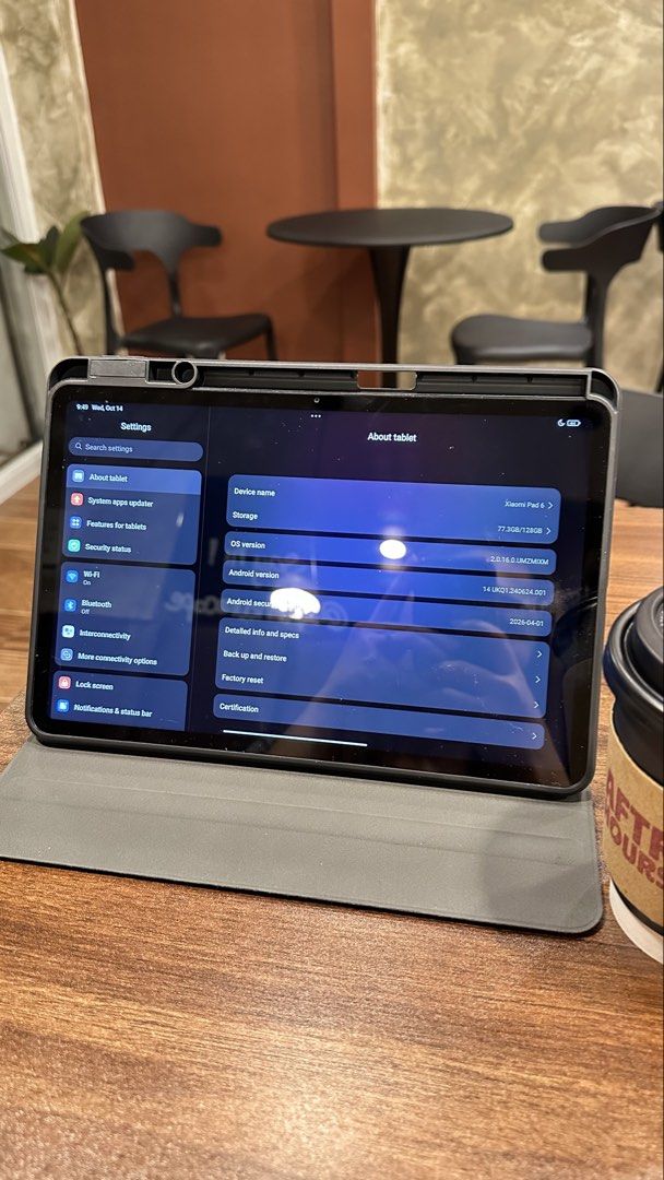 Xiaomi Pad 6 (Category: Android) located in Manila. Submitted by soonrio (Listing ID 1468093829, Image 1). Description: • Display: 11-inch • Processor: Snapdragon 870 • RAM & Storage: 8GB RAM + 128GB Storage • Cameras: 13MP Rear, 8MP Front Inclusions: • Complete with original box • Original charger included • Hard Case • No issues, no hidden defects • Never been opened or repaired RFS: Barely used. Mostly just used for checking work emails and me