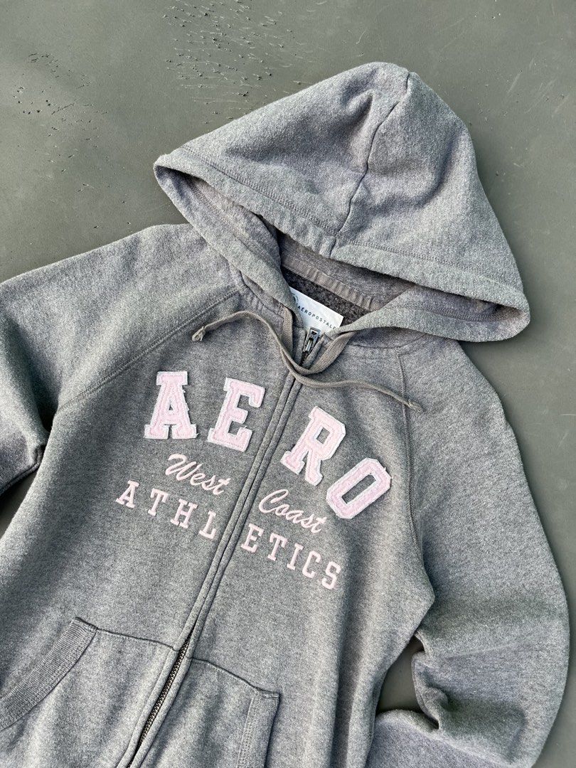 Y2K AEROPOSTALE GRAY FULL ZIP (Category: Coats, Jackets and Outerwear) located in Quezon City. Submitted by kentstuff (Listing ID 1468084666, Image 2). Description: Y2Ks AEROPOSTALE GRAY FULL ZIP Size XS On Tag Shoulder-Hem : 22.5” Pit-Pit : 17” Condition: Excellent CR: 9/10 Flaws: ❌ Needwash DISCLAIMER: This is a thrifted item. All brands, logos, and trademarks belong to their rightful owners. We’re here to rehome great pieces — no brand affilia