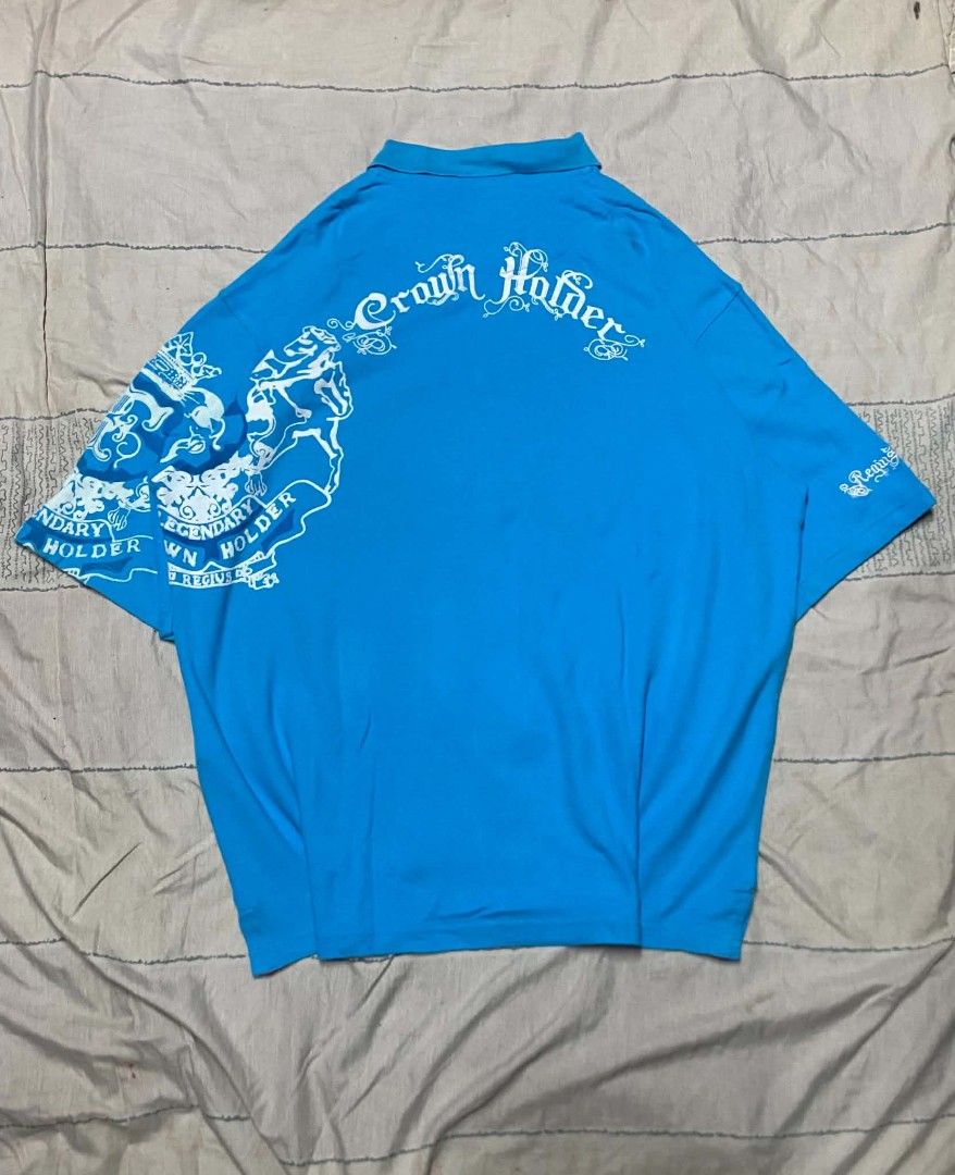 Y2K Crown Holder PoloShirt (Category: Tshirts & Polo Shirts ) located in Manila. Submitted by kayzthawan (Listing ID 1468149550, Image 3). Description: ₱550.00 💎 Y2K Crown Holder Polo Shirt Size : XXLarge Dimes : 25 x 30 Condition : Excellent Condition : 9.6 Issue : None.