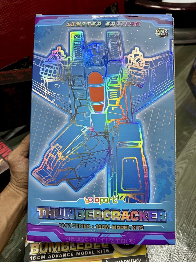 Yolo park Skywrap / Thunder-cracker Transformers (Category: Figurines & Statues) located in Paranaque City. Submitted by icko007 (Listing ID 1468183596, Image 1). Description: Yolopark 2Pack Thundercracker/Skywarp AMK Bib no issue ₱2800 Only No Rush Shipping/ Dibs Now Pay now Location Paranaque Payment Gcash/Bpi Shipping Lalamove/Lbc Buyers Risk / Fee ‼️Seller is not responsible for: lost, stolen, or damaged packages..