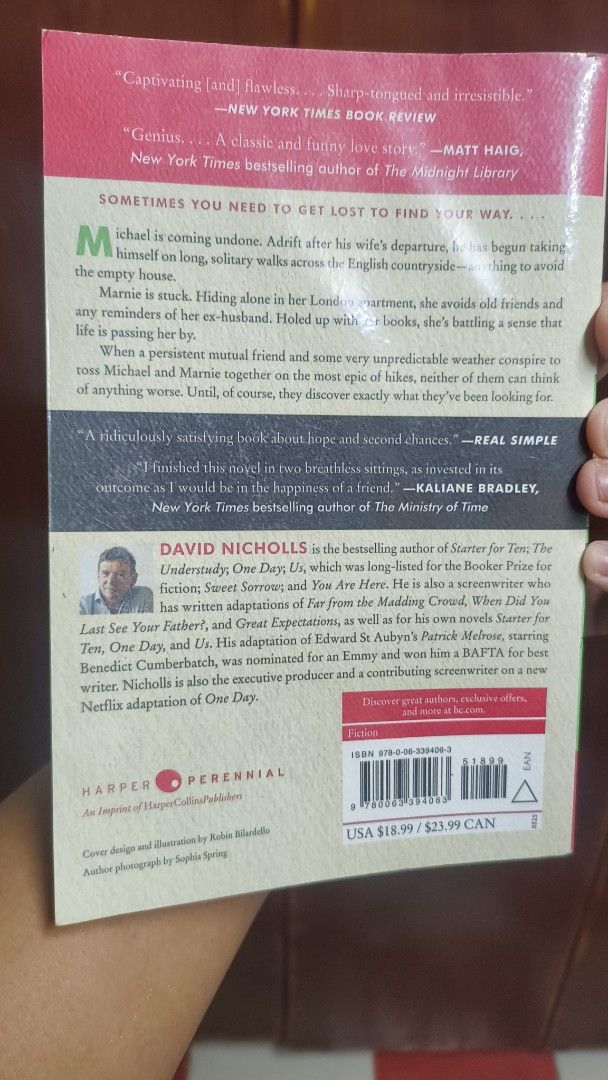 You Are Here by David Nicholls (Category: Storybooks) located in Calamba. Submitted by kreads (Listing ID 1468060195, Image 2). Description: Purchased from Fullybooked with plastic jacket RFS: Decluttering.