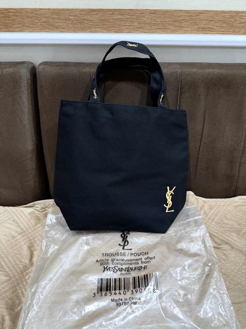 YSL Parfum GWP Emroidered Tote Bag (Category: Tote Bags) located in Las Pinas. Submitted by mitch_24 (Listing ID 1468202918, Image 1). Description: 3 pcs. available.