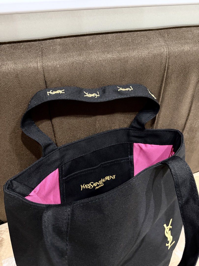 YSL Parfum GWP Emroidered Tote Bag (Category: Tote Bags) located in Las Pinas. Submitted by mitch_24 (Listing ID 1468202918, Image 2). Description: 3 pcs. available.