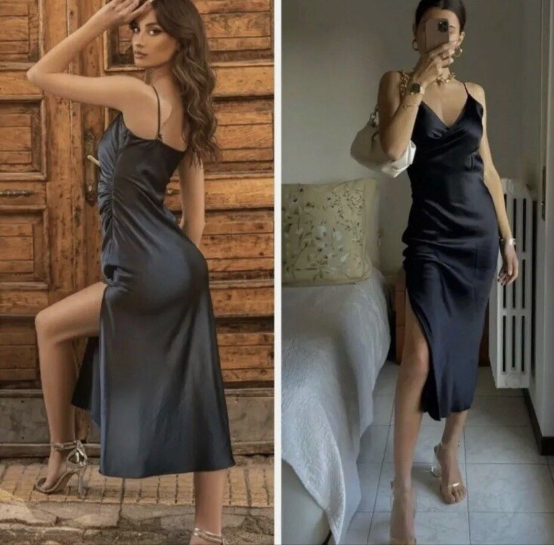 Zara Black Dress Size Adjustable Strap XS (Category: Dresses) located in Quezon City. Submitted by cabs. (Listing ID 1468102861, Image 2). Description: Size XS on tag LP POSTED.