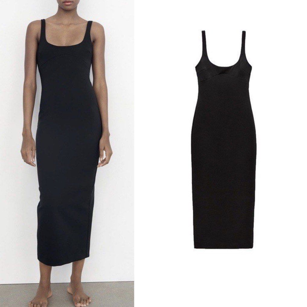 Zara Black Tailored Bustier Maxi Dress (Category: Dresses) located in Bulacan. Submitted by sum1scloset (Listing ID 1468209441, Image 1). Description: SERIOUS BUSINESS ONLY, PLEASE. THOSE WHO WILL WASTE MY TIME WILL BE BLOCKED. closet clean-up to create space for a more sustainable lifestyle 💟 • most pieces are in xxs–xs, with only a few in s • all items are well taken care of and properly stored — i treat my clothes like babies 🤭 • actual phot