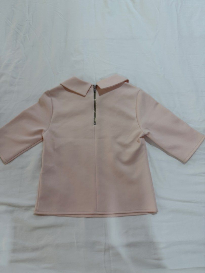 Zara Blush Pink Top (Category: Blouses) located in San Juan City. Submitted by shoprinat (Listing ID 1468095351, Image 3). Description: .